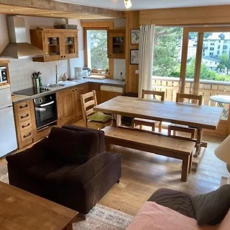 Spacious 2 Bedroom With Terrace Шамоні